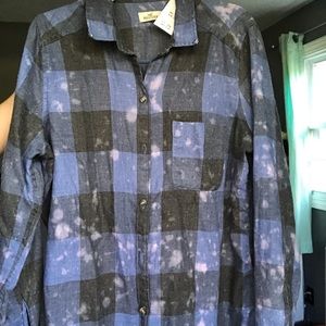 Hollister flannel with tags